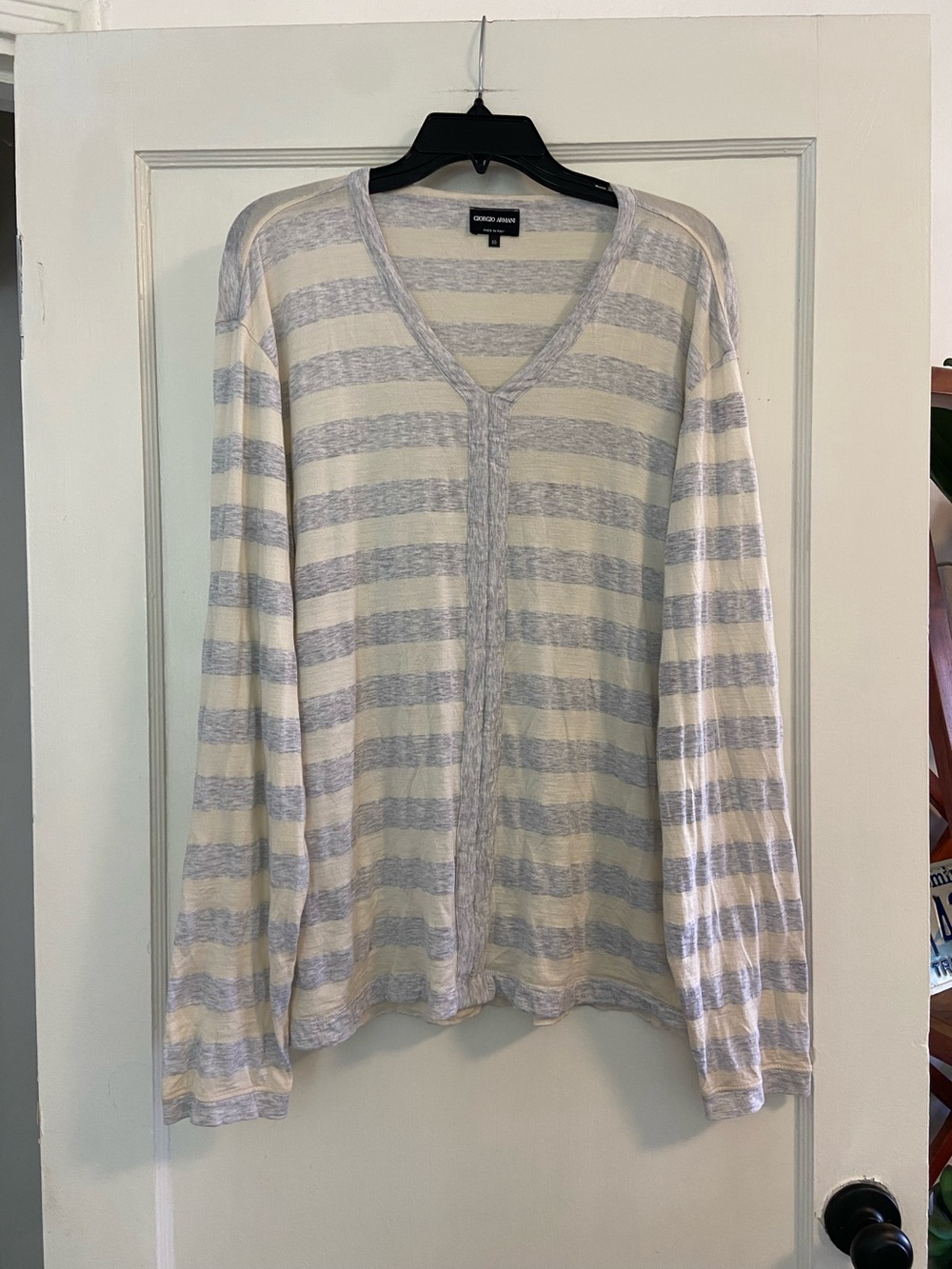 Giorgio Armani Women’s 2XL Cotton Cashmere Silk Knit Designer Luxury
